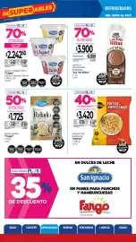 Catálogo La Anonima Página 14: Las tres niñas leche con cacao €3.900,00, Tregar queso rallado €1.725,00