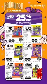 Catálogo La Anonima Página 2: Arcor chupetines terroríficos tutti frutti €1.950,00