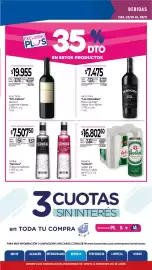 Catálogo La Anonima Página 20: Grolsch lager ipa €1.680.250,00, Los intocables vino tinto €7.475,00