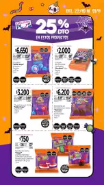 Catálogo La Anonima Página 3: Mister pops evolution zombie €6.650,00, Rocklets bombones de chocolate con leche €6.200,00