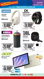 Catálogo La Anonima Página 35: Dekkin smart watch urban sport gps negro €74.999,00, Jbl auriculares tune flex 2 €650,00