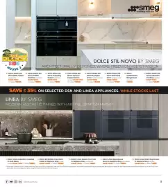 E&S Trading catalogue Page 5: E B G smeg technology with style H THE BLOCK HOUSE 2 A. 45cm Dolce Stil Novo Blast Chiller