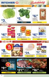 Ritchies catalogue week 43 Page 4: Golden Bakery Crumpet Rounds €2,50, Green Capsicum €0,75