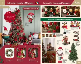 Catálogo Sodimac Página 3: Dear santa colgante santa/reno/oso €999,00, Dear santa pack x 6 esferas terciopelo roja €199,99