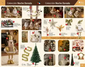 Catálogo Sodimac Página 6: Colección Noche Dorada DEAR SANTA Reno con cuentas SKU: 9196978 + DEAR SANTA Santa con Cuentas