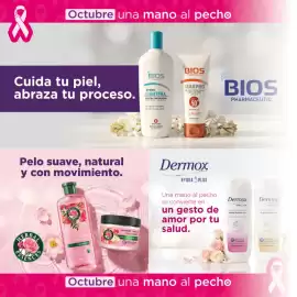Catálogo FarmaTodo semana 43 Página 7: & Octubre una mano al pecho Cuida tu piel, abraza tu proceso. BIOS C SYNDET LIGHTFILL