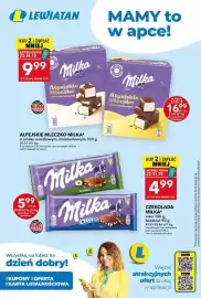 Lewiatan gazetka Strona 4: Alpejskie Mleczko o smaku śmietankowym Milka €9,99, Czekolada Milka Oreo €4,99