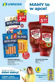 Lewiatan gazetka Strona 5: Ketchup łagodny Pudliszki €5,49, Parówki Berlinki Classic €3,99