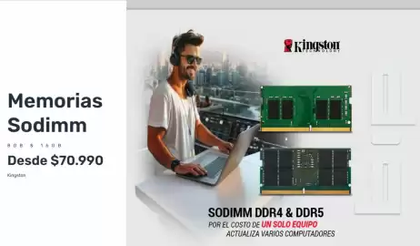 Catálogo Bip Página 4: Kingston - sodimm ddr4 & ddr5 €70.990,00
