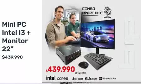 Catálogo Bip Página 5: Combo mini pc nuc €439.990,00