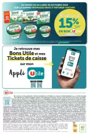 Catalogue Utile semaine 43 page 8: DU MARDI 20 AU LUNDI 26 OCTOBRE 2026 SUR LA GAMME FROMAGES FRAIS À TARTINER TARTARE