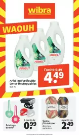Catalogue Wibra page 1: Éclairage de vélo €0,99, Wibra Saskia €2,49