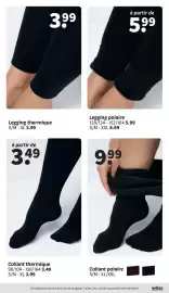 Catalogue Wibra page 12: Legging thermique €3,99, Legging polaire €5,99
