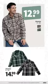 Catalogue Wibra page 16: Chemise €14,99, Chemise €12,99