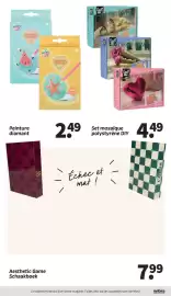 Catalogue Wibra page 9: Craft ID Set mosaïque polystyrène DIY €4,49, Chess Schaakboek €7,99