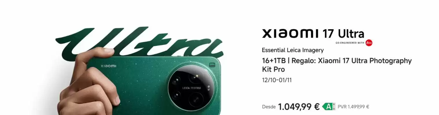 Xiaomi (válido hasta el 1-11)