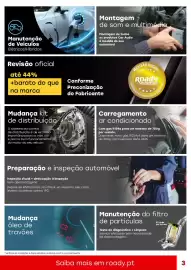 Folheto Roady Página 3: D- Manutenção de Veículos Elétricos/Híbridos EV STATION Montagem de som e multimédia Montagem de