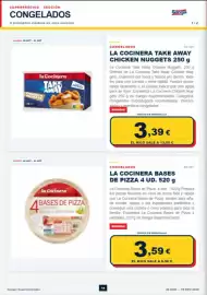 Folleto Sangüi Página 14: La cocinera - take away chicken nuggets €3,39, La cocinera - bases de pizza €3,59
