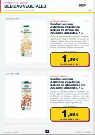 Folleto Sangüi Página 16: Asturiana - central lechera vegetanea bebida de avena sin azucares anadidos €1,39