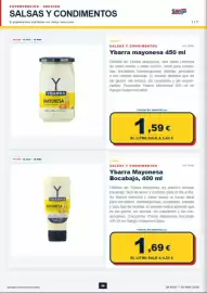 Folleto Sangüi Página 20: Ybarra - mayonesa bocabajo €1,69, Ybarra - mayonesa €1,59