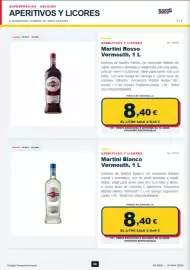 Folleto Sangüi Página 22: Martini - aperitivos y licores €8,40, Martini - rosso vermouth €8,40