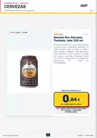 Folleto Sangüi Página 24: Amstel - cerveza tostada €0,64