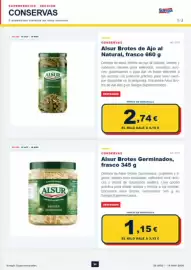 Folleto Sangüi Página 31: Alsur - t brotes germinados €1,15, Alsur - algurt brotes de ajo al natural, frasco €2,74