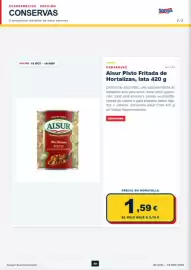 Folleto Sangüi Página 32: Alsur - pisto fritada de hortalizas €1,59