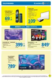 Catálogo E.Leclerc semana 43 Página 3: Lg televisor 75 €849,00, Prixton Picasso €109,00