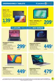 Catálogo E.Leclerc semana 43 Página 6: Samsung galaxy tab a11+ €209,00, Lenovo v15 g5 €449,00