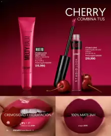 Catálogo Cyzone Página 34: Intenso - labial liquido de color intenso €19.990,00, Studio look melty balm €15.990,00
