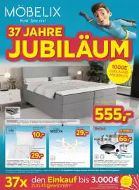 Möbelix Prospekt woche 43 Seite 1: Primatex Polster Henri €10,00, Tefal Kochtopfset Daily Cook €66,00