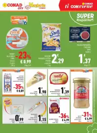 Volantino Conad Margherita Pagina 13: Salmone scozzese Conad €4,99, Le Brie Paysan Breton €1,98
