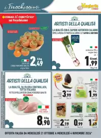 Volantino Conad Margherita Pagina 22: Petto di pollo intero CONAD Percorso Qualità €8,90