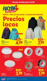 Folleto Ocine Página 1: Lupilu - chaqueta softshell €4,99, 3m - cinta adhesiva/ cinta adhesiva de tela €1,99