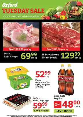Oxford Freshmarket catalogue