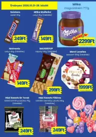 Magnetic akciós újság hét 43 Oldal 4: Milka mogyorókrém €2.299,00, Merci lovelies €19.999,00