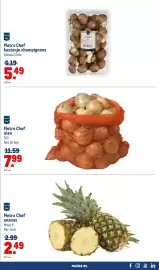 Makro folder week 43 Pagina 7: Metro Chef uien €7,99, Metro Chef kastanje champignons €5,49