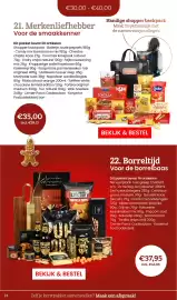 Makro folder | Kerstpakketten Pagina 24: Borreltijd Voor de borrelbaas €37,95, Merkenliefhebber Voor de smaakkenner €35,00