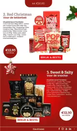 Makro folder | Kerstpakketten Pagina 7: Sweet & Salty Voor de snacker €12,50, Red Christmas Voor de lekkerbek €12,95