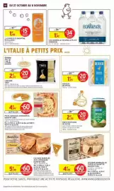 Catalogue Intermarché page 10: TREO Linguine €2,31, Manifattura Pizza surgelée Margherita €6,98