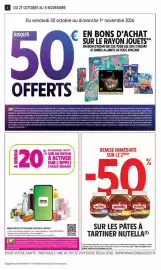 Catalogue Intermarché page 2: 2 DU 27 OCTOBRE AU 8 NOVEMBRE Du vendredi 30 octobre au dimanche 1er novembre 2026 JUSQU'A €