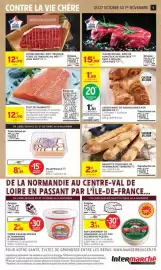 Catalogue Intermarché page 5: Baguette Constance €2,69, ASSORTIMENT DE VIENNOISERIES PUR BEURRE €1,51