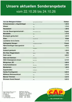 CAP Markt Prospekt (gültig bis 24-10)