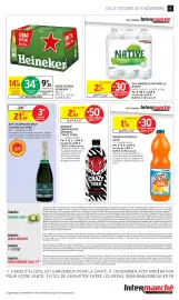 Catalogue Intermarché Express page 9: Native Eau minérale naturelle €2,17, Heineken €9,82