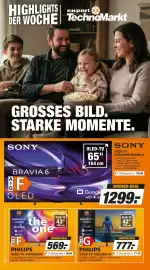 Expert Technomarkt Prospekt woche 43 Seite 10: PHILIPS OLED TV 42OLED810 €777,00, PHILIPS QLED TV 43PUS9080 €569,00