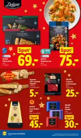 Lidl tilbudsavis Side 3: Deluxe Hvide tigerrejer €75,00, Deluxe Carpaccio med olivenolie €25,00