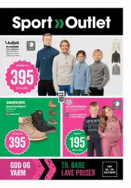 Sport Outlet kundeavis uke 43 Side 1: Tiny Trolls Ullgenser/Bukse €195,00, Rhapsody Høst/Vintersko €395,00