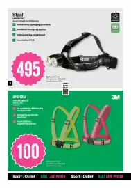 Sport Outlet kundeavis uke 43 Side 30: Staal hodelykt v2 2000 lumen €495,00, Sway refleksbelte €100,00
