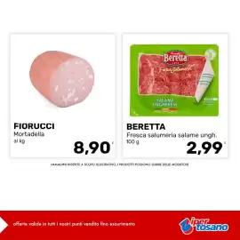 Volantino Iper Tosano settimana 43 Pagina 2: FIORUCCI Mortadella al kg Fratell Beretta 1812 Fresca Salumeria SALAME